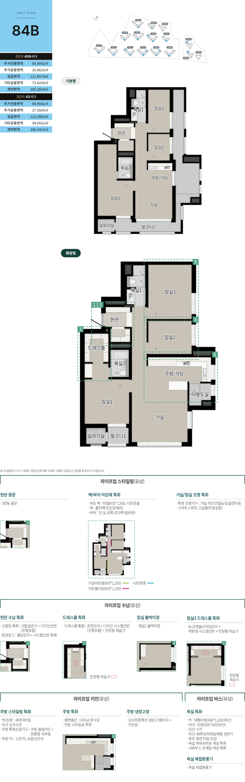 용인 푸르지오 원클러스터 84B